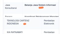 Kok Bisa Pengadaan Aplikasi Super Apps  Rp1,4 M Oleh Diskominfo Lamsel Dilaksanakan Oleh 2 Penyedia ?