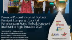 Promosi Potensi Berbuah Prestasi, Lampung Utara Raih Penghargaan Stand Terbaik Kategori Investasi di Jogja Paradise 2026